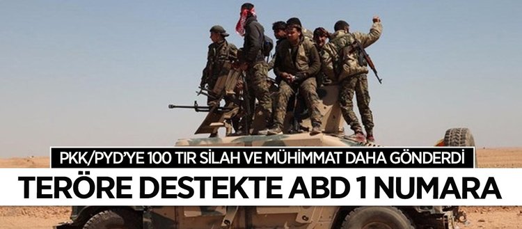 15 Ayda PKK’ya 1000 TIR’a yakın silah verdi