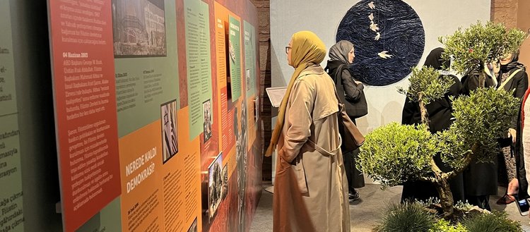 Kubbe: Filistin Zaman Tüneli sergisi Üsküdar’da açıldı