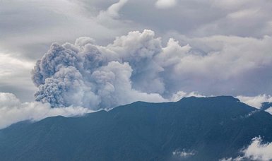 Indonesia's Marapi volcano erupts, spewing ash
