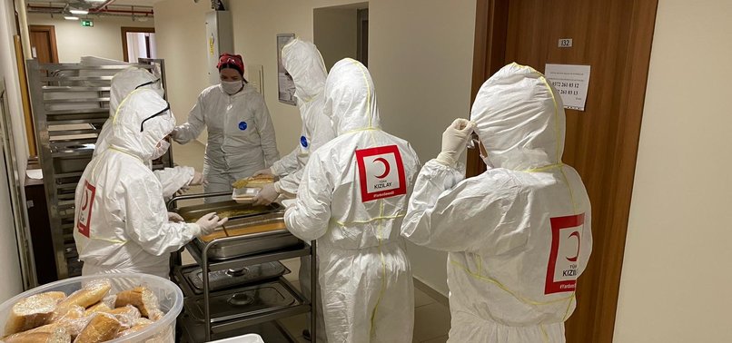 TURKISH RED CRESCENT FEEDS THOUSANDS IN QUARANTINE