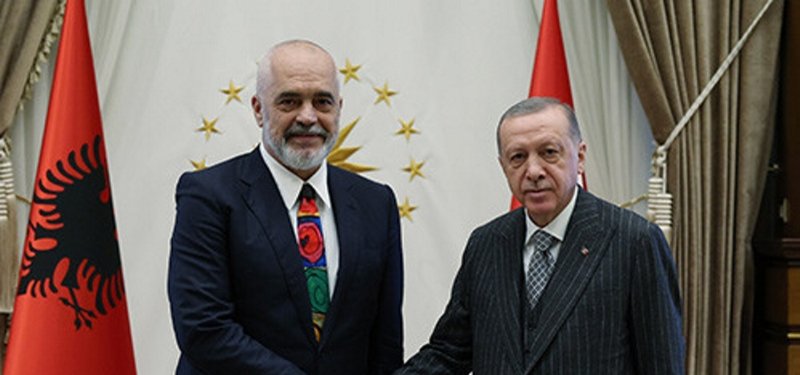 Turkish leader Erdoğan receives Albanian premier for talks