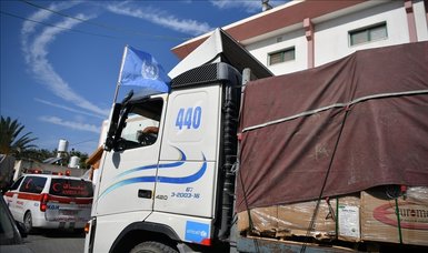 187 humanitarian aid trucks reach Gaza amid blockade
