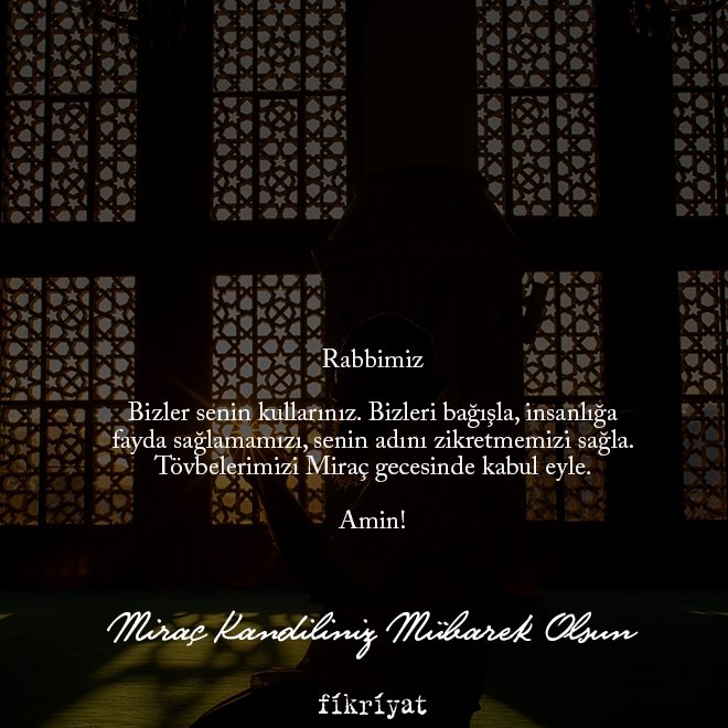 Miraç Kandili mesajları ve sözleri 2026: Anlamlı, dualı, resimli, kısa ve uzun Kandil mesajları