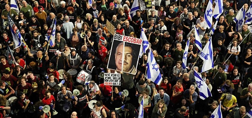 THOUSANDS OF ISRAELIS JOIN ANTI-GOVERNMENT PROTESTS TO CALL FOR NEW ELECTIONS
