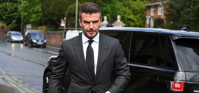 BECKHAM HANDED DRIVING BAN FOR USING PHONE AT THE WHEEL