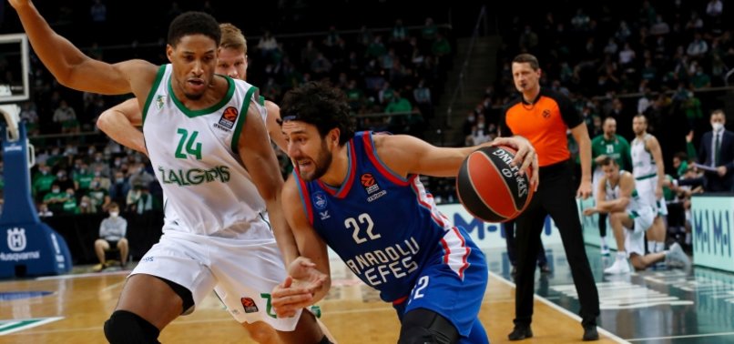 ANADOLU EFES LOSE TO ZALGIRIS KAUNAS