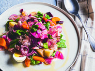 Kök Sebzeli Kış Salatası