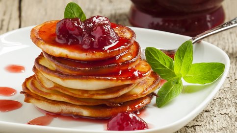 Süzme Peynirli Pankek