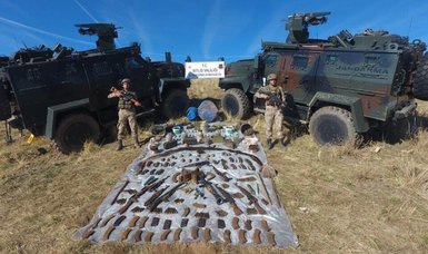 Turkish forces seize YPG/PKK weapons in Syria
