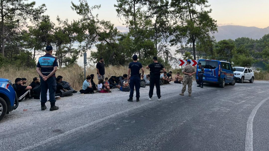 MUĞLA’DA KAÇAK GÖÇMEN OPERASYONU