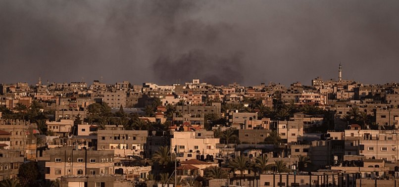 6 KILLED AS ISRAELI JETS HIT HOUSE SHELTERING DISPLACED PALESTINIANS IN NUSEIRAT REFUGEE CAMP