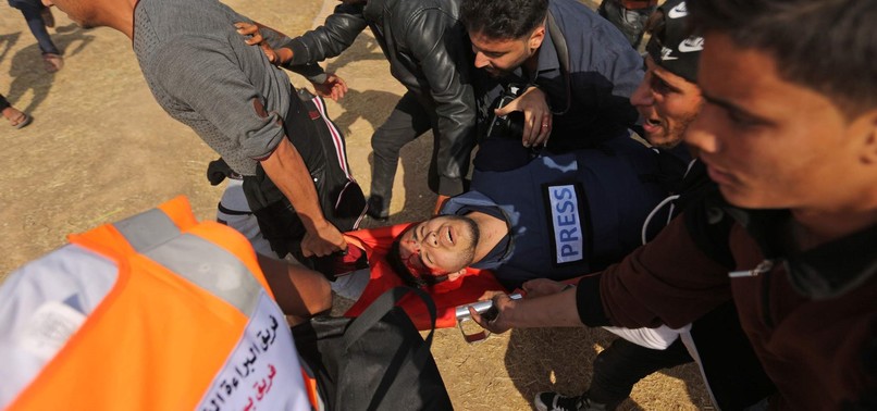 ISRAELI FIRE KILLS 3 PALESTINIAN PROTESTERS IN THE GAZA STRIP