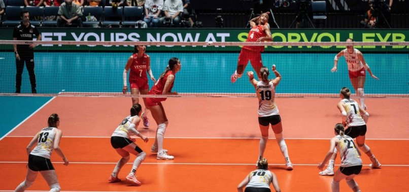 TURKISH WOMENS VOLLEYBALL TEAM DEFEAT BELGIUM TO WIN ALL 7 GROUP MATCHES