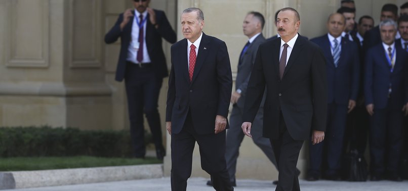 PRESIDENT ERDOĞAN ARRIVES IN AZERBAIJAN