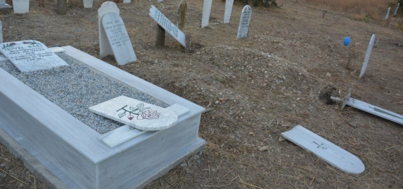 TURKISH CEMETERY IN WESTERN THRACE TARGETED BY UNIDENTIFIED PEOPLE
