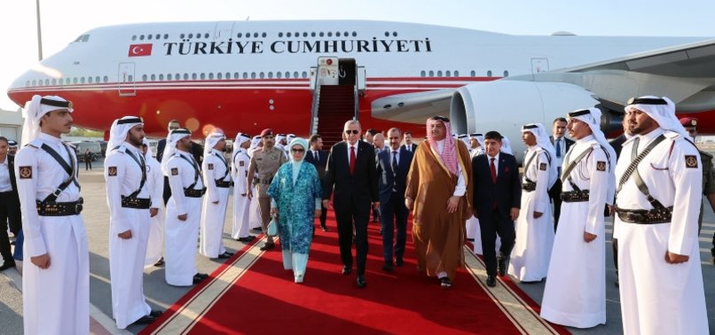 TURKISH PRESIDENT IN QATAR ON 2ND LEG OF 3-NATION GULF TOUR