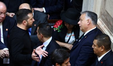 Zelenskiy talks briefly to Hungary's Orban in Argentina
