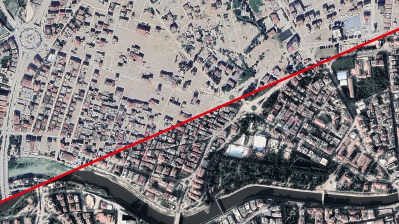 Devastating effect of February earthquakes seen in satellite images