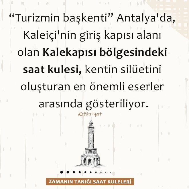 Antalya Saat Kulesi