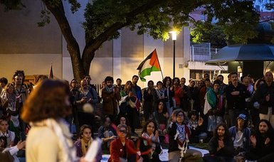 Pro-Palestine activists occupy Ministry of Foreign Affairs in Lisbon