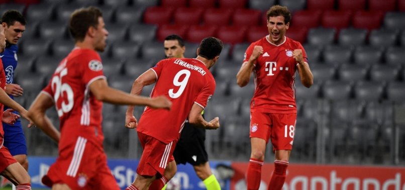 BAYERN MUNICH CRUSH CHELSEA TO MOVE INTO LAST EIGHT IN UEFA CHAMPIONS LEAGUE