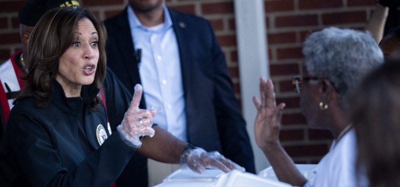 Biden, Harris survey Helene’s devastation in separate trips to affected states