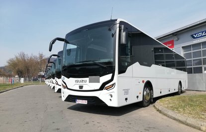 AnadoluIsuzudanHırvatistana12adetKendoInterlinerotobüsihracatı