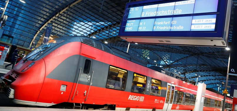 GERMAN RAIL STRIKE HALTS TRAINS NATIONWIDE