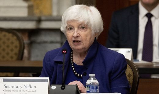 Yellen to call for US, Europe to stand together on Russia, Iran