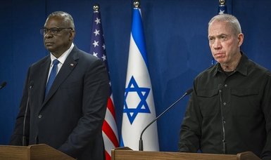 U.S., Israeli defense chiefs discuss humanitarian assistance in Gaza