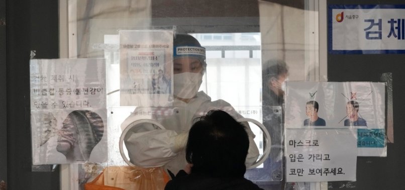 SOUTH KOREA REPORTS RECORD DEATHS AMID OMICRON SURGE