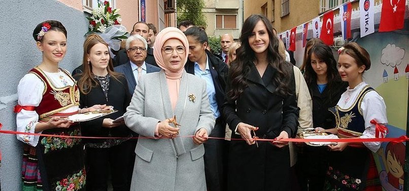 TURKEY’S FIRST LADY INAUGURATES CHILDREN’S DORMITORY