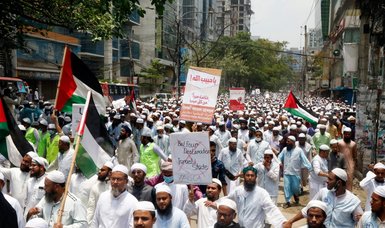 Bangladesh's Islamic party holds anti-Israeli demonstrations