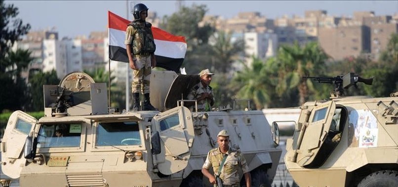 EGYPTIAN ARMY SEIZES WEAPONS CACHE IN SINAI PENINSULA