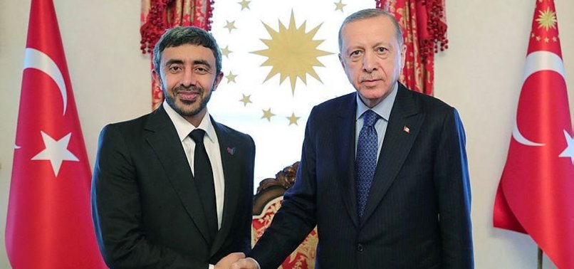 ERDOĞAN RECEIVES FOREIGN MINISTERS OF UAE, POLAND AND ROMANIA