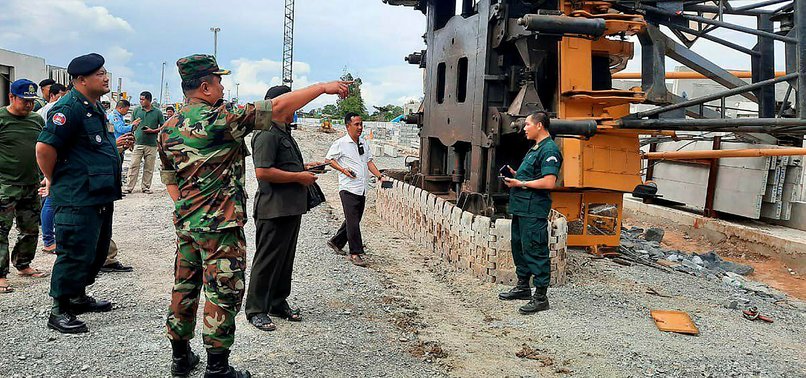 FIVE DEAD, FOUR INJURED AFTER CRANE COLLAPSES IN CAMBODIA