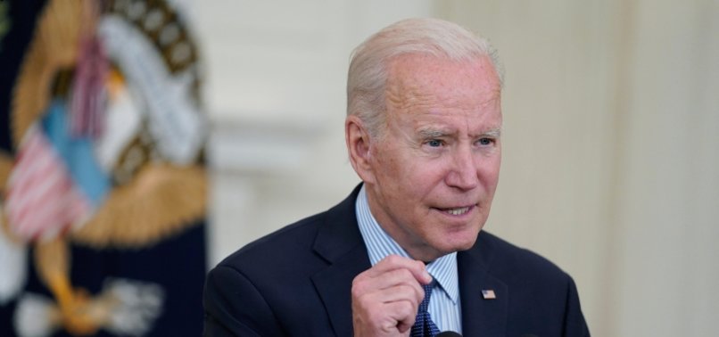 BIDEN SEEKS TO HAVE 70% OF US RECEIVE AT LEAST 1 VACCINE DOSE BY JULY 4