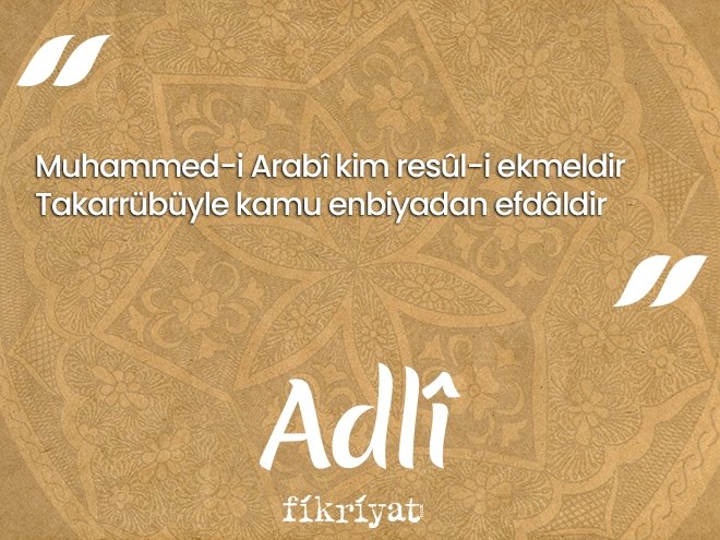 Adlî Divanı’ndan seçmeler