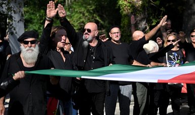 Mussolini supporters mark 'March on Rome' centenary