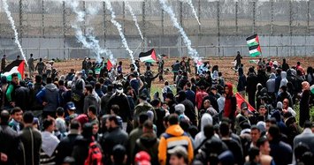 Gazans flock to buffer zone for 58th week of protests