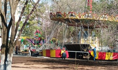 Dozens of people injured in carousel collapse in Russia