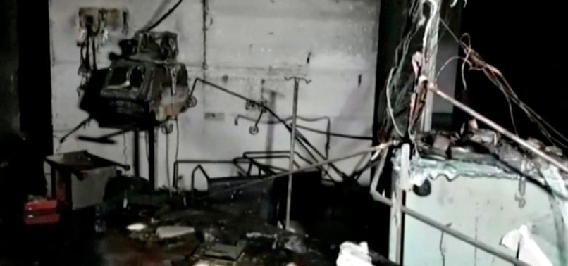 FIRE IN HOSPITALS INTENSIVE CARE KILLS 18 IN INDIAS GUJARAT