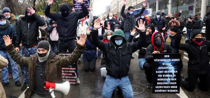 Over 1,000 join coronavirus protests in Germany