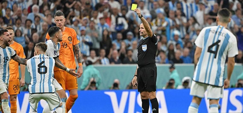 FIFA PROBES ARGENTINA V DUTCH GAME WITH RECORD 18 BOOKINGS