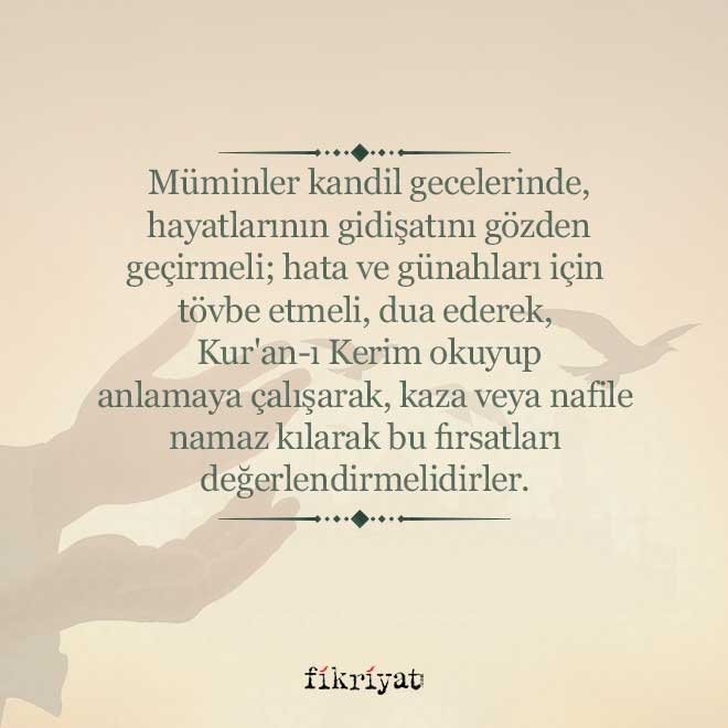 NAFİLE NAMAZ KILINMALI