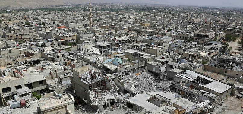 EVEN SKY UNDER BLOCKADE IN SYRIAS WAR-WRECKED EASTERN GHOUTA