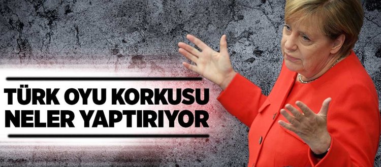 ’Türk oyu’ korkusu Merkel’e Türkçe konuşturdu