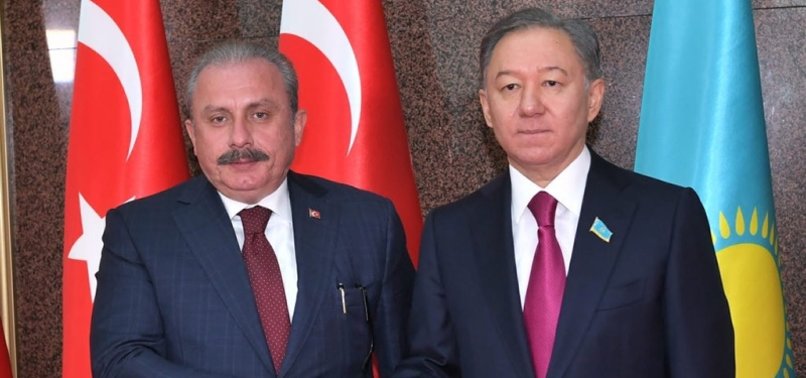 TURKISH PARLIAMENT HEAD SPEAKS TO KAZAKH COUNTERPART AMID UNREST