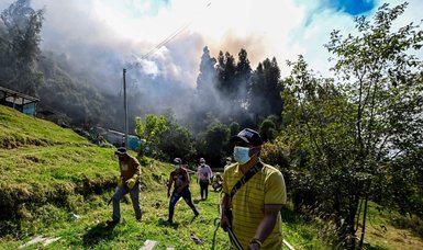 Raging wildfires threaten to burn large swaths of Colombia