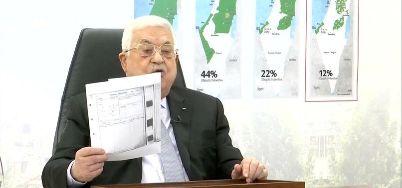 MAHMOUD ABBAS URGES INTERNATIONAL COMMUNITY TO ACT TO SAVE TWO-STATE FORMULA